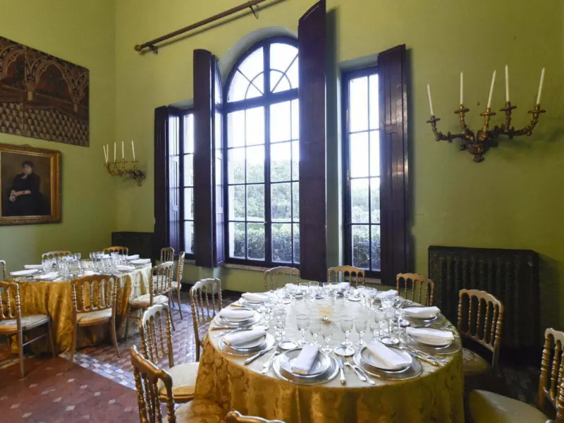 La sala da pranzo